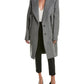 Michael Kors Collection Reefer Slit Sleeve Wool Coat