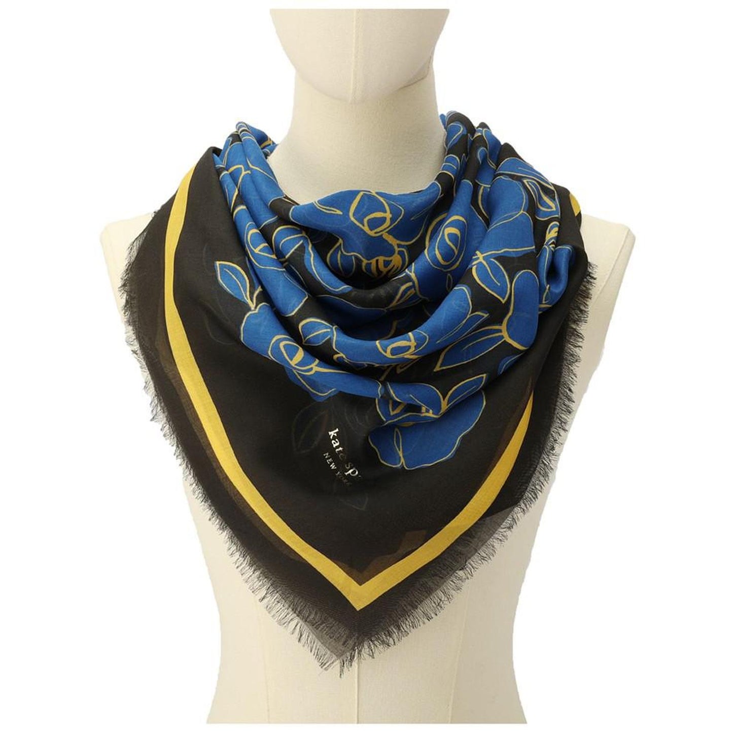 Women's Modern Floral Square Scarf