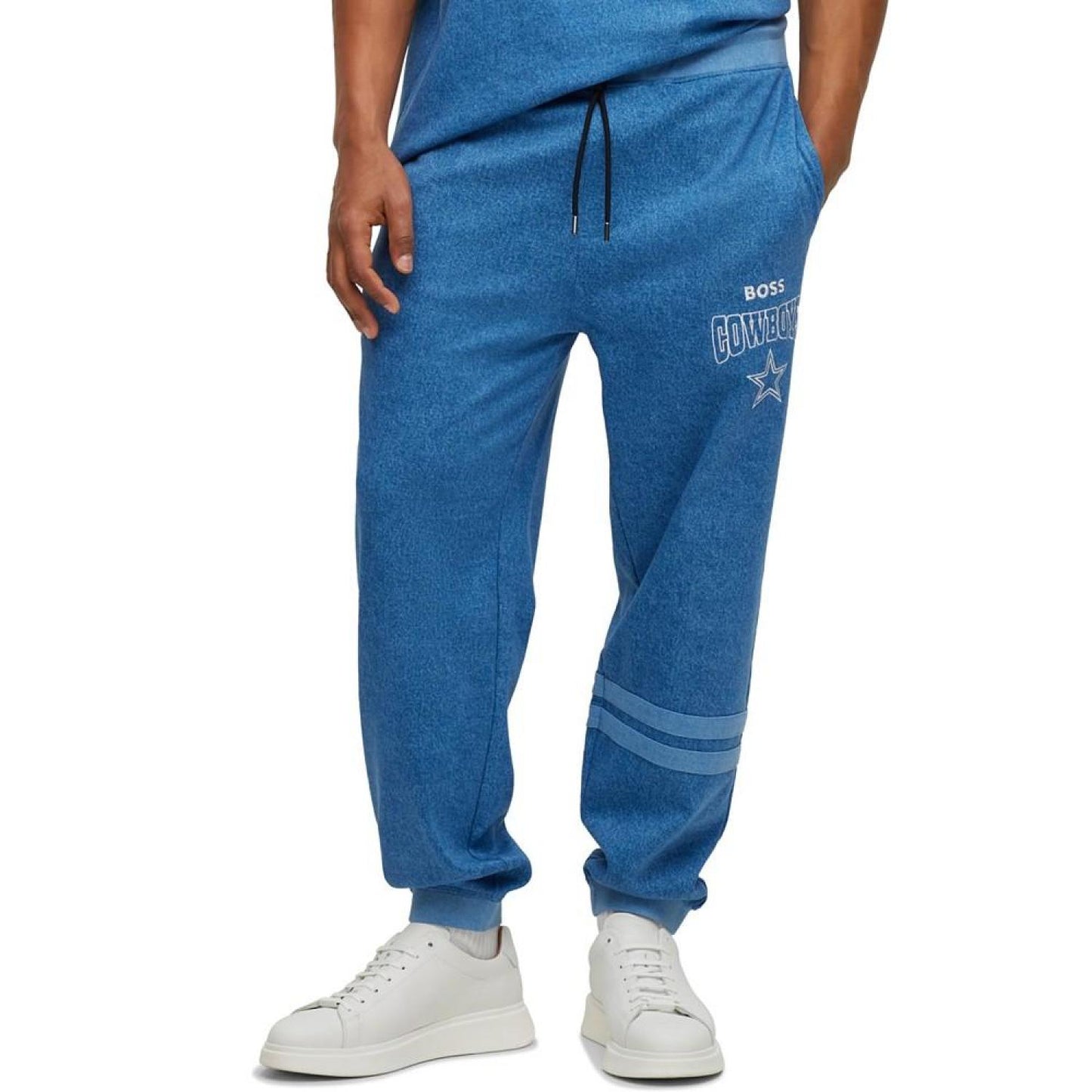 BOSS by Hugo Boss x NFL Men's Oversized-Fit Dallas Cowboys Tracksuit Bottoms