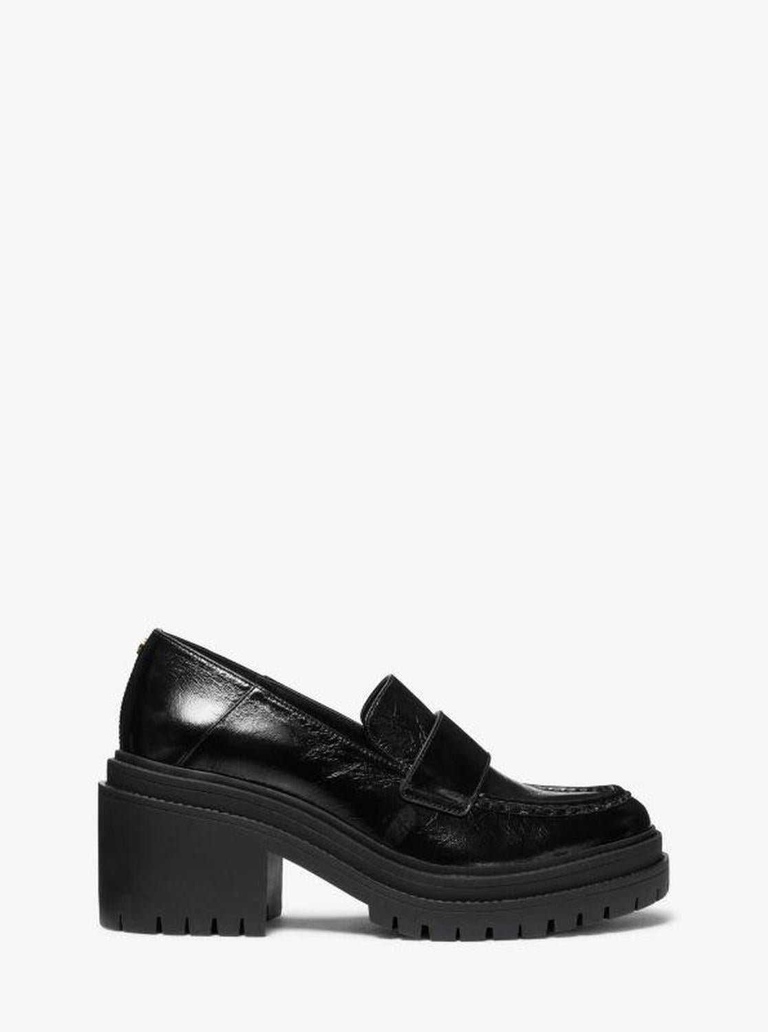 Rocco Crackled Patent Leather Loafer