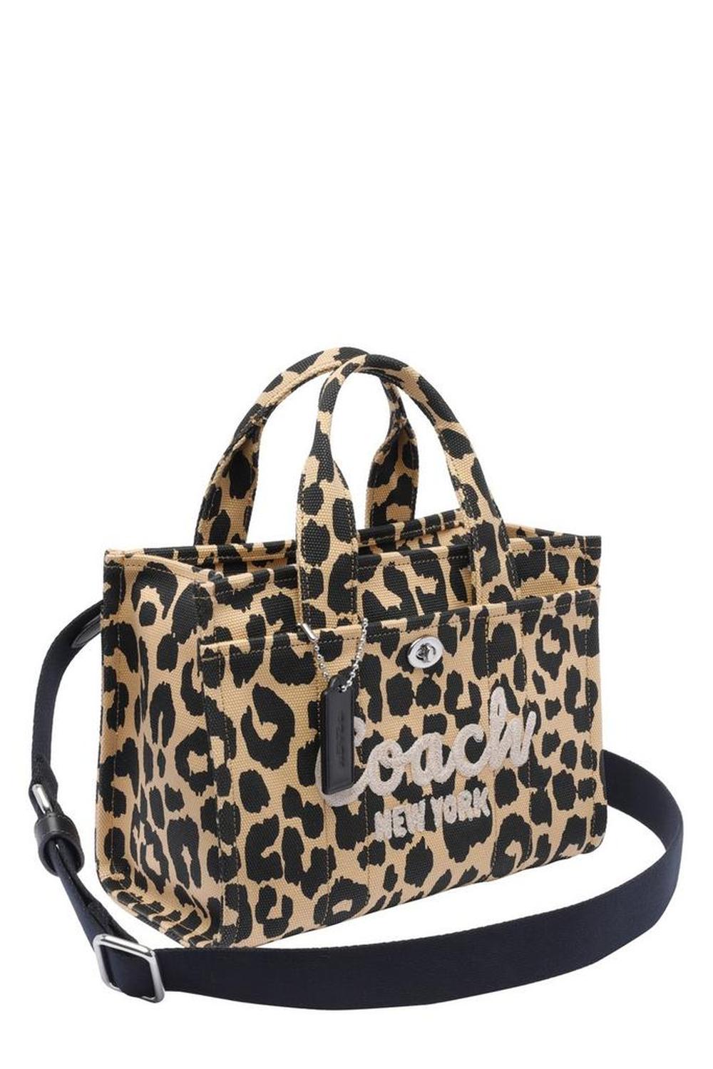 Coach Cargo Leopard Print Tote Bag