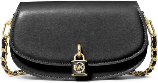 Mila-Small Ew Chain Sling Shoulder Bag In Black