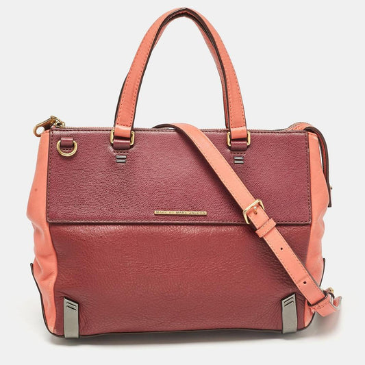 Marc By Marc Jacobs Tri Color Leather Sheltered Island Satchel