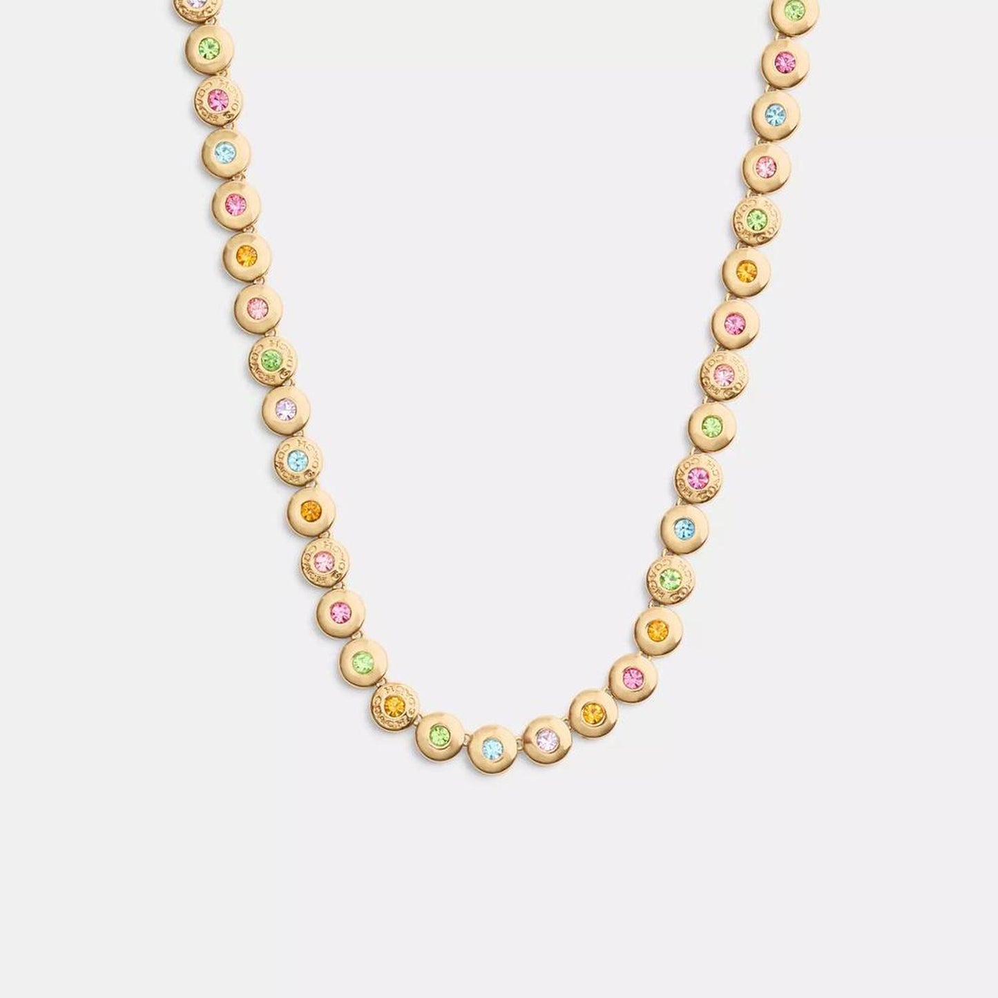 Coach Outlet Open Circle Tennis Necklace