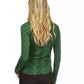 Women's Snake-Print Long-Sleeve Top