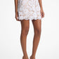 Studded Corded Floral Lace Mini Skirt