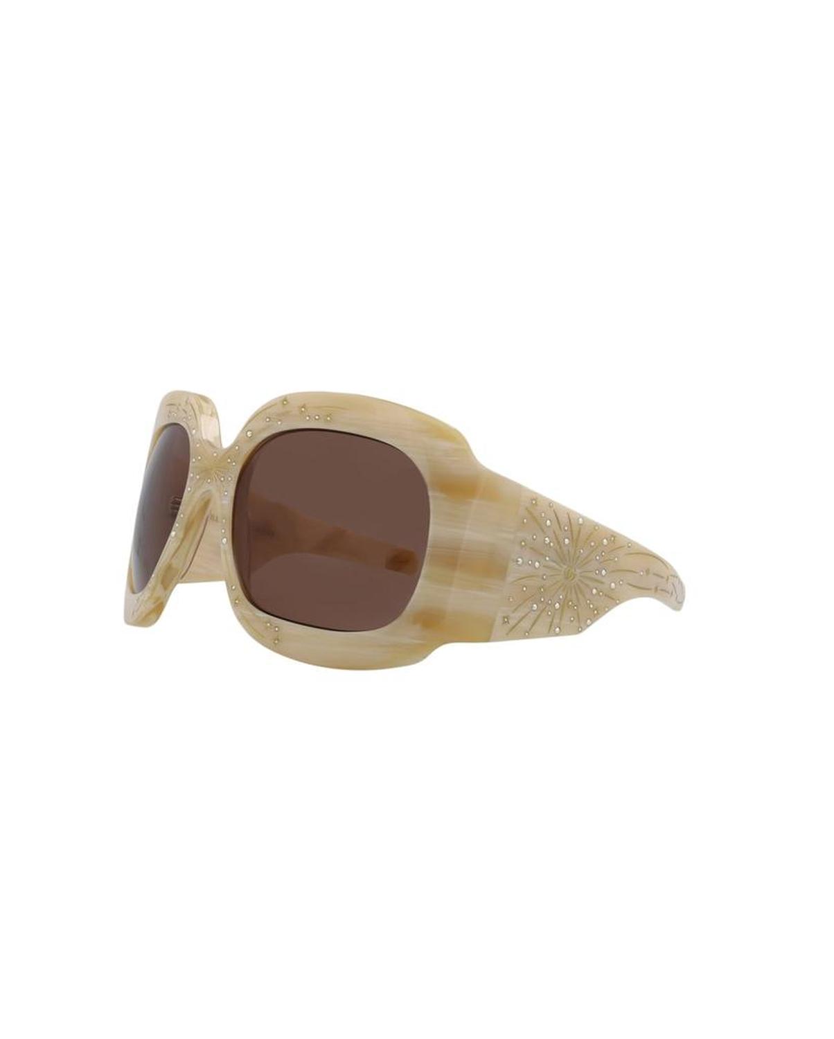 Shield-Frame Acetate Sunglasses