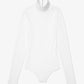 Stretch Viscose Turtleneck Bodysuit