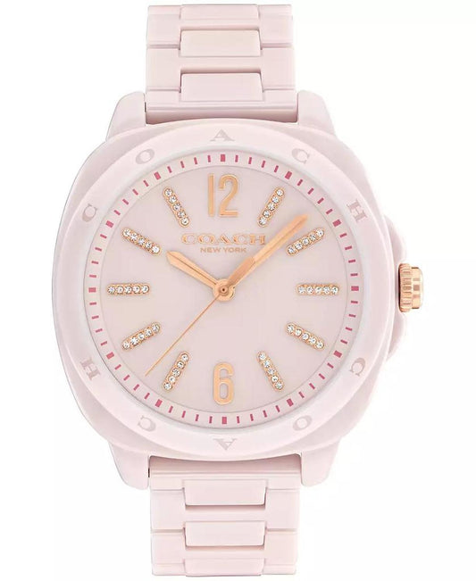 Women's Kitt Blush Ceramic Bracelet Watch 38mm