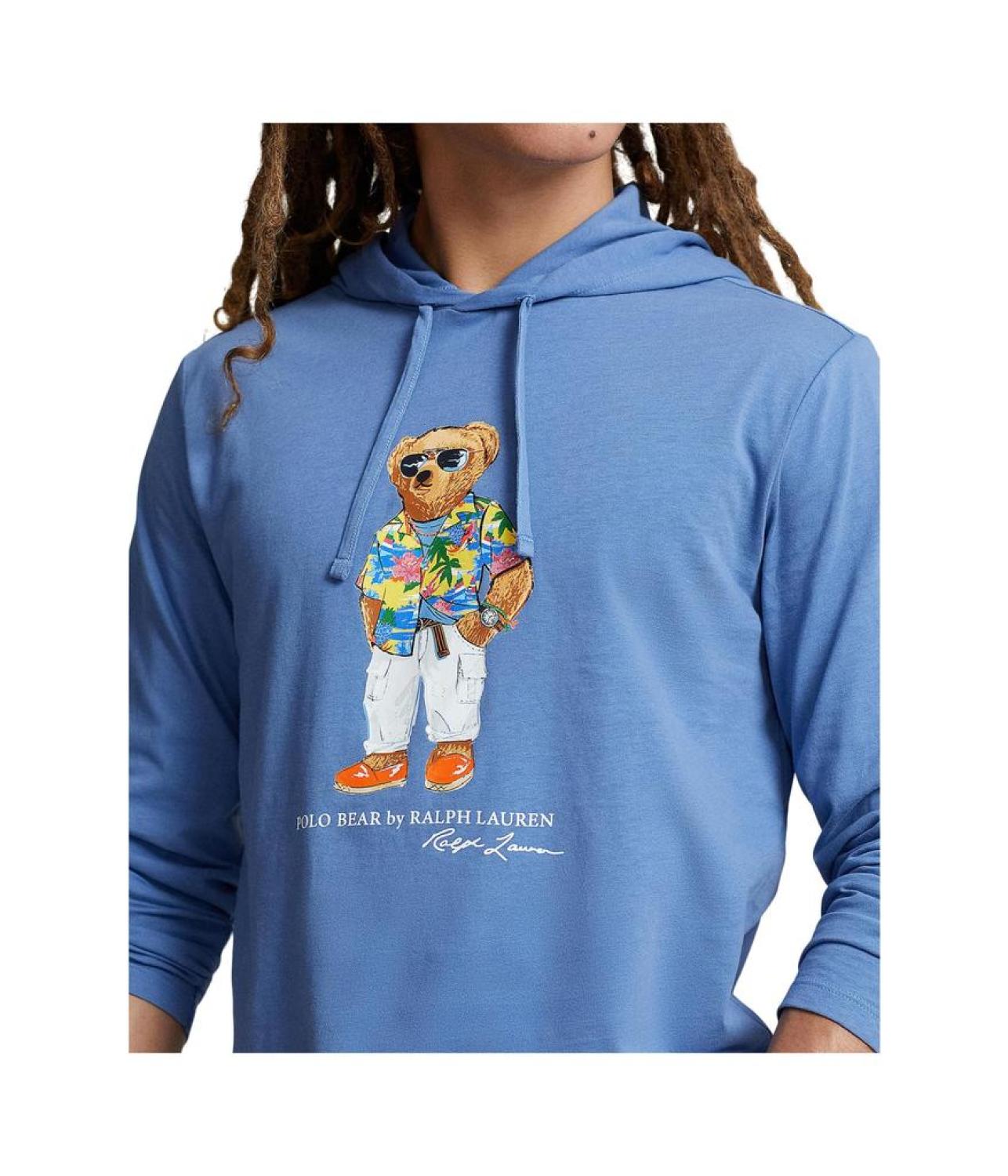 Polo Bear Jersey Hooded T-Shirt