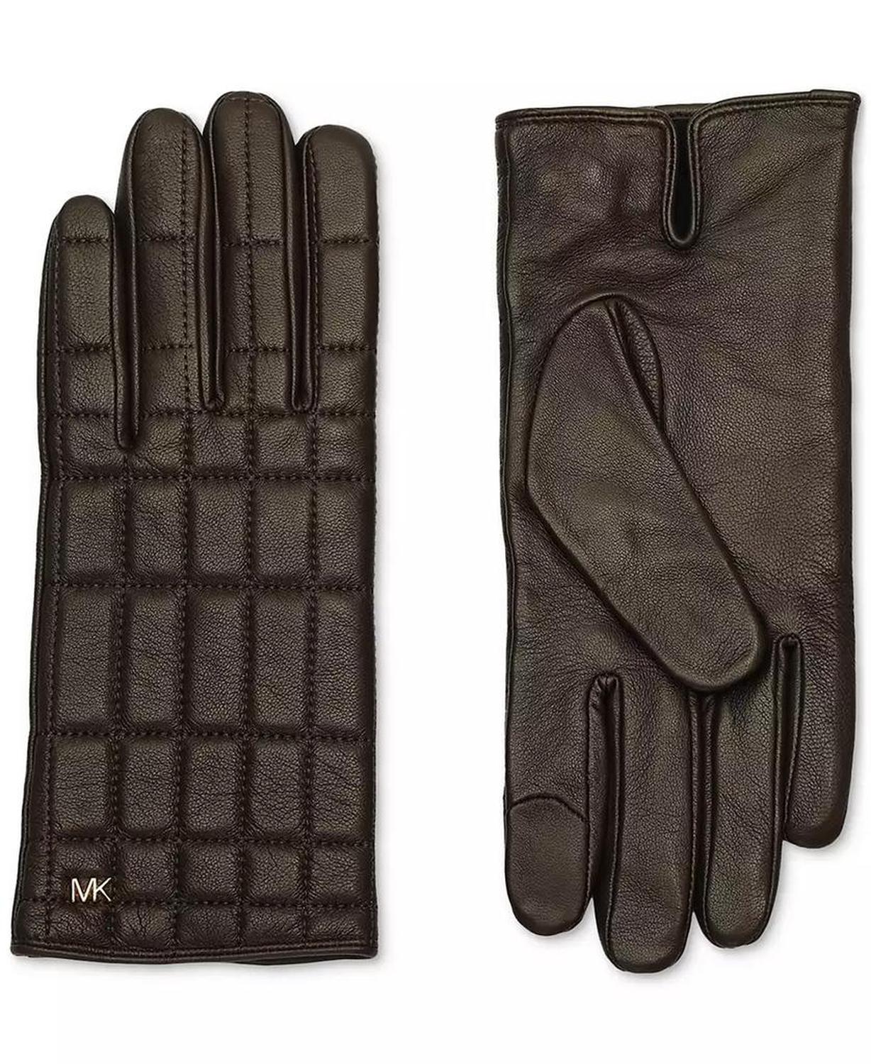 MICHAEL Women's Quilted Leather Tech Gloves