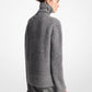 Alpaca and Cashmere Blend Deconstructed Turtleneck Sweater