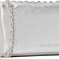 Silver 'The Metallic Dual Chain Wallet' Bag