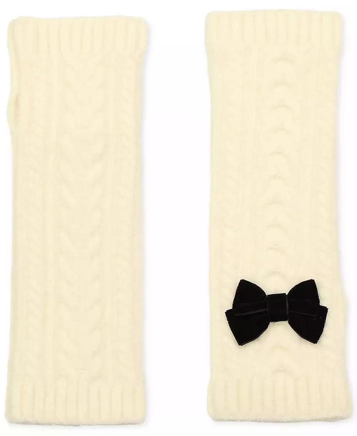 Velvet Bow Arm Warmers