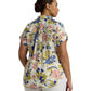 Plus-Size Relaxed Fit Floral Short-Sleeve Shirt