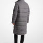 Prince Of Wales Quilted Puffer Coat