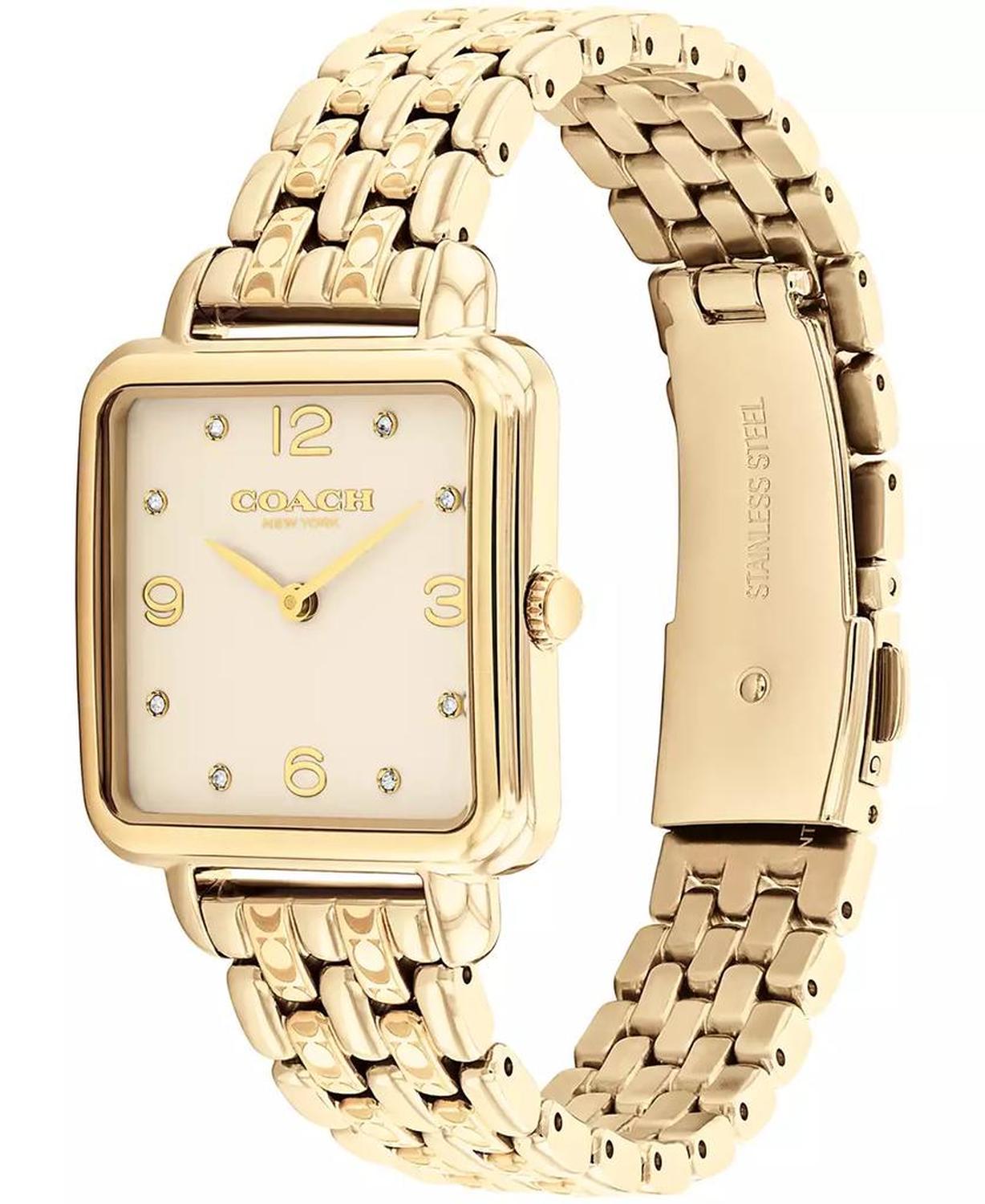 Women's Cass Gold-Tone Stainless Steel Bracelet Watch