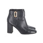 Michael Kors Gloria Ankle Boots in Black Leather