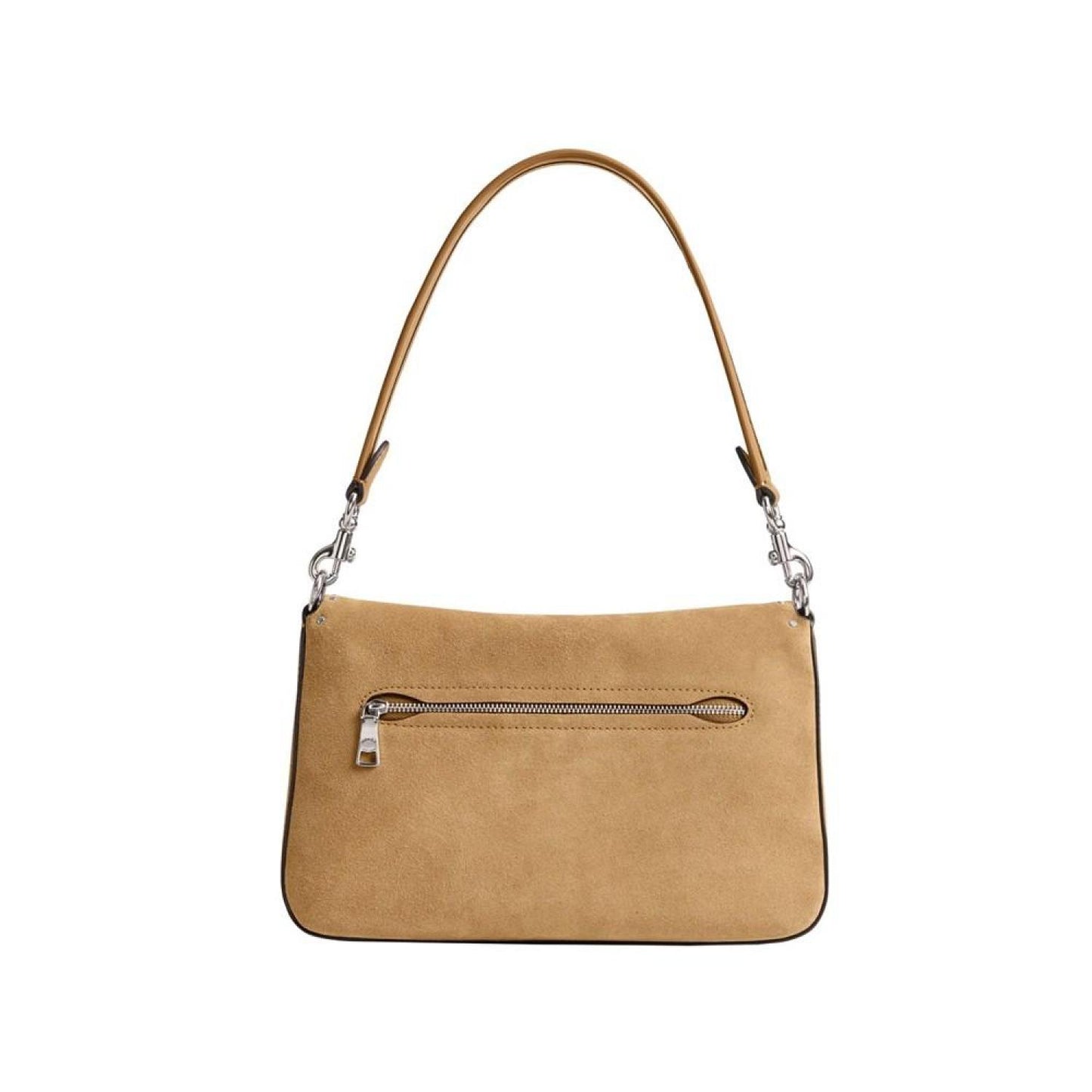 Soft Tabby Leather with Rivets Shoulder Bag