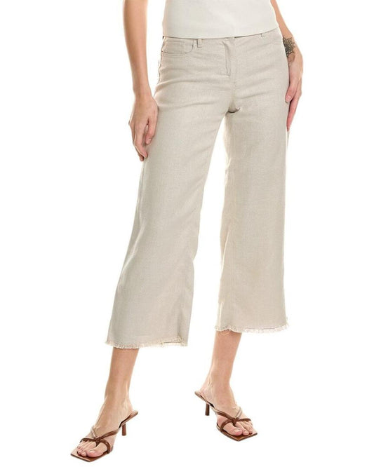 S Max Mara Cervia Linen-Blend Trouser