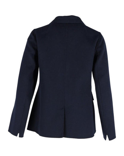 S’Max Mara Short Blazer in Navy Blue Wool