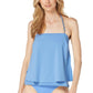 Women's Chain-Strap Halter Tankini Top