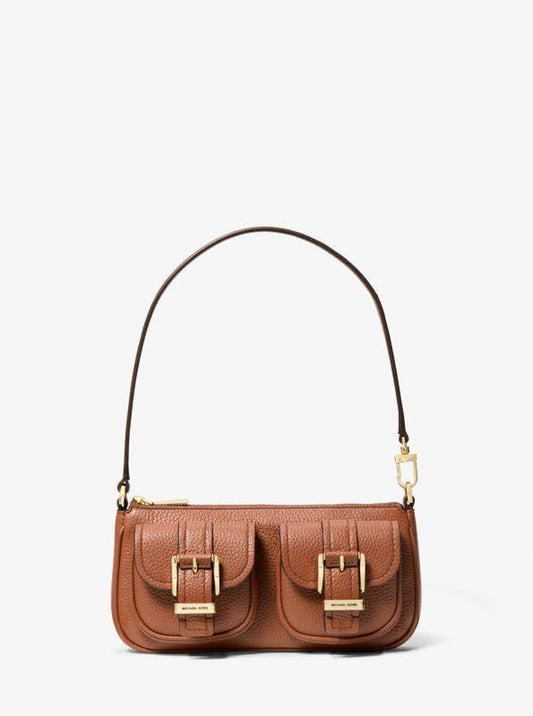 Zoe Small Pebbled Leather Pochette