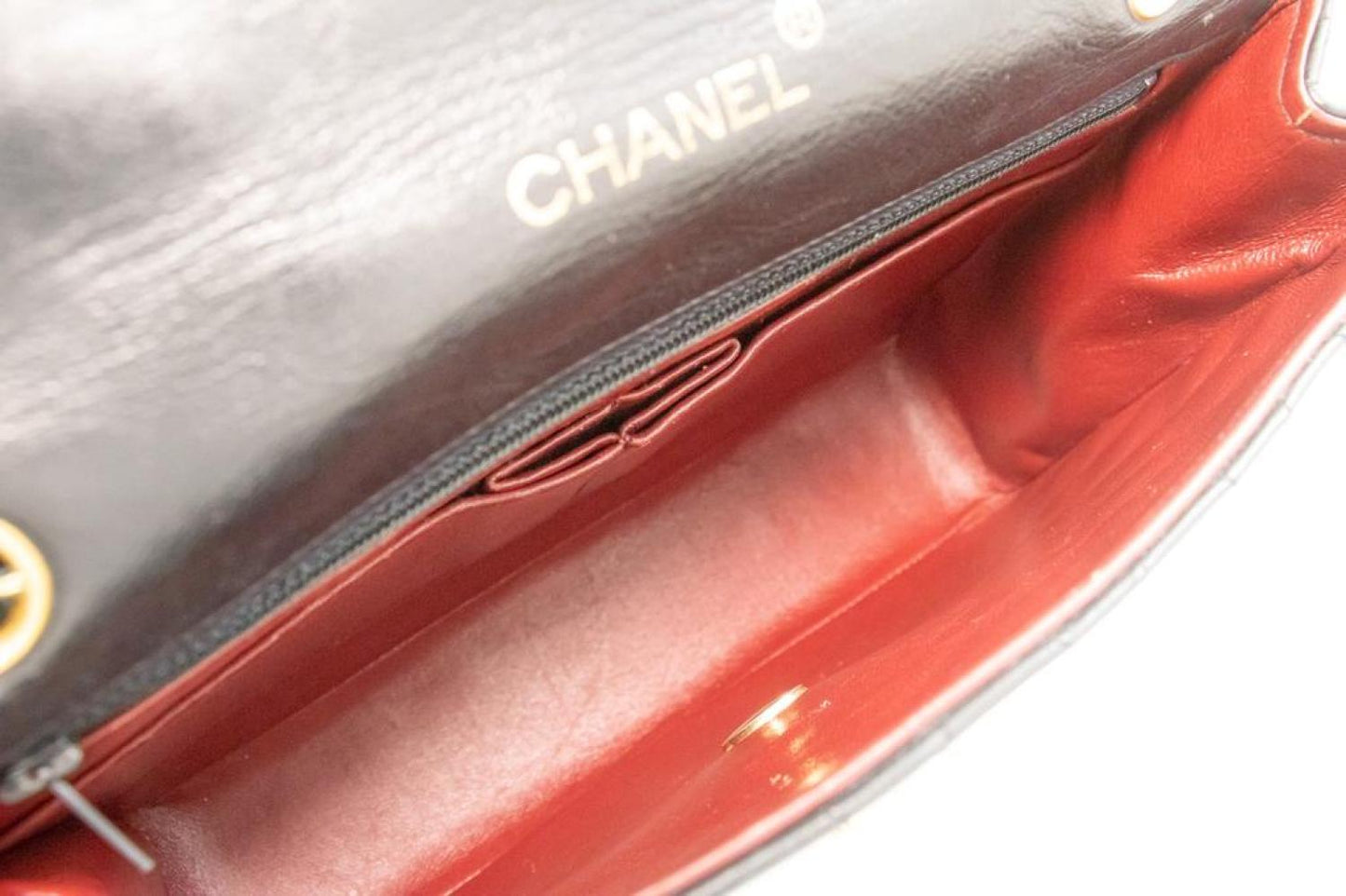 Chanel Half Moon  Leather Shoulder Bag (Pre-Owned)