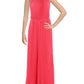 Womens Pleated Halter Jumpsuit