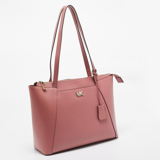 Michael Kors Pink Old Rose Leather Maddie East/west Tote