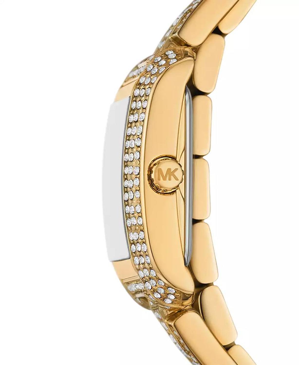 Women's Emery Three-Hand Gold-Tone Stainless Steel Watch 22mm