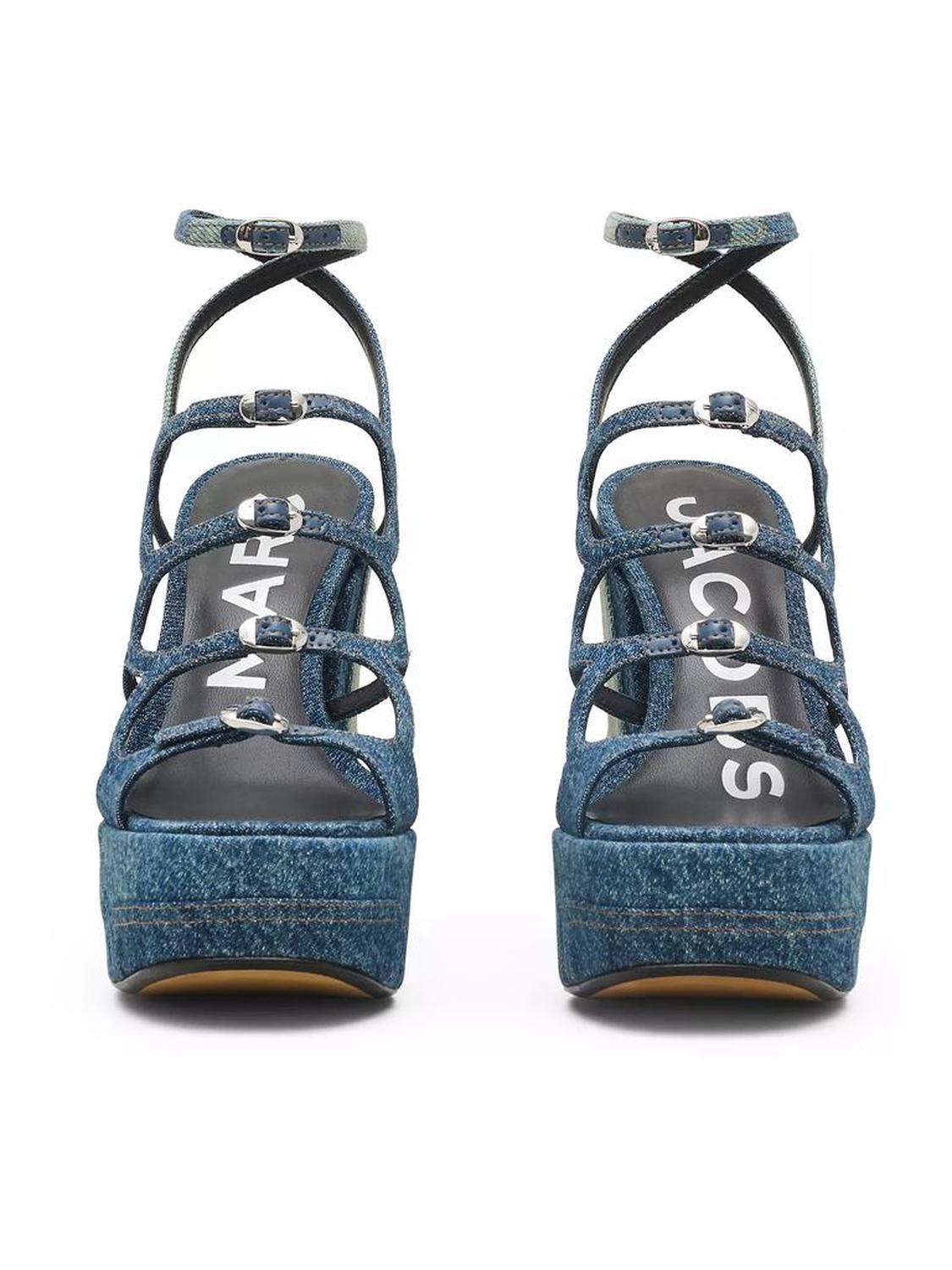 Kiki Denim Platform Pump Sandals