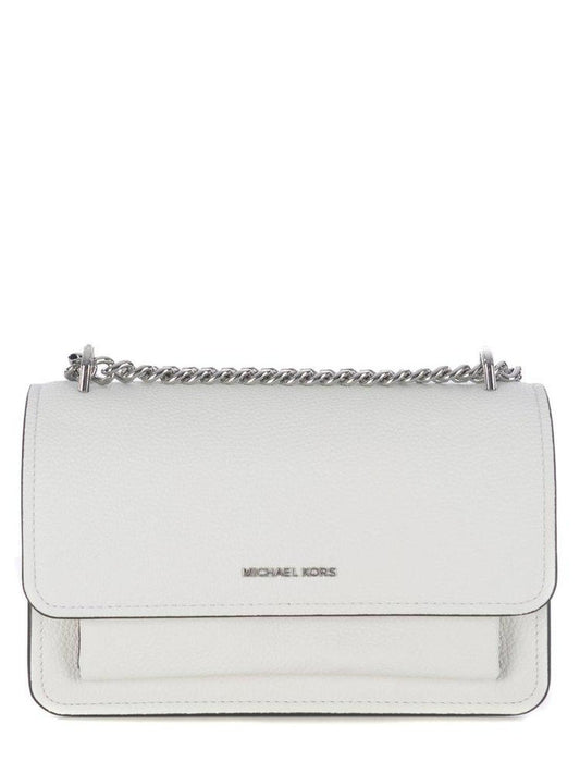 Michael Kors Claire Logo-Engraved Shoulder Bag