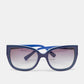 Blue Gradient Mmj238/s Square Sunglasses