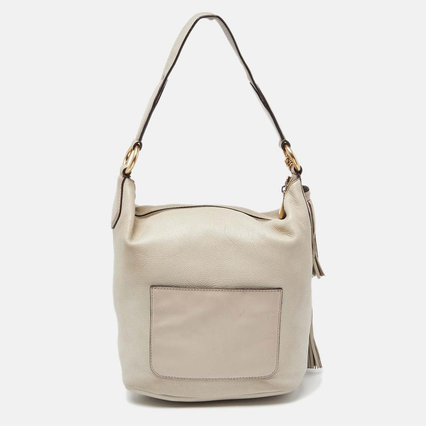 Michael Kors Beige Leather Hobo