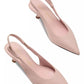 Women's Riley Slingback Kitten-Heel Pumps