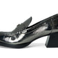 Natalie Crinkled Metallic Loafer