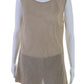 Max Mara Womens Button Down Light Jacket Tank Top Set Beige Wool