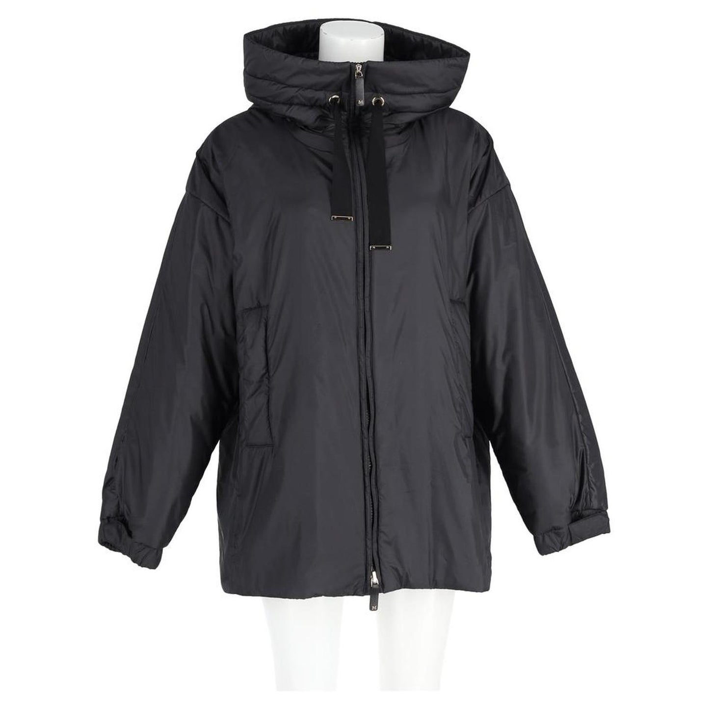 Greenfe Oversized Down Jacket in Black Polyester