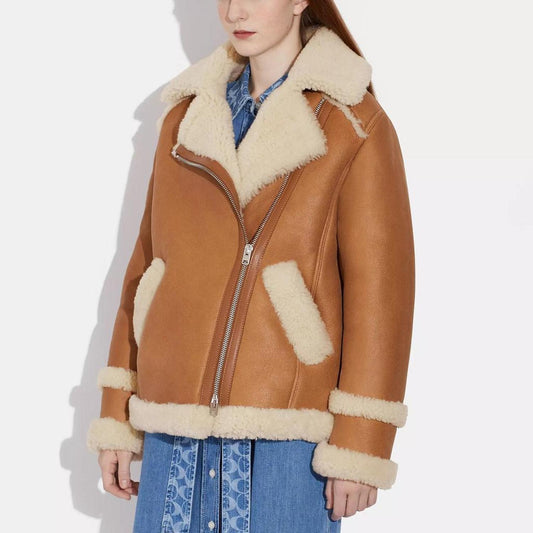 Coach Outlet Shearling Aviator