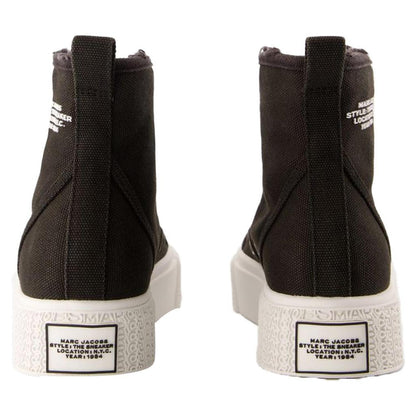 The High Top Sneakers - Marc Jacobs - Cotton - Black