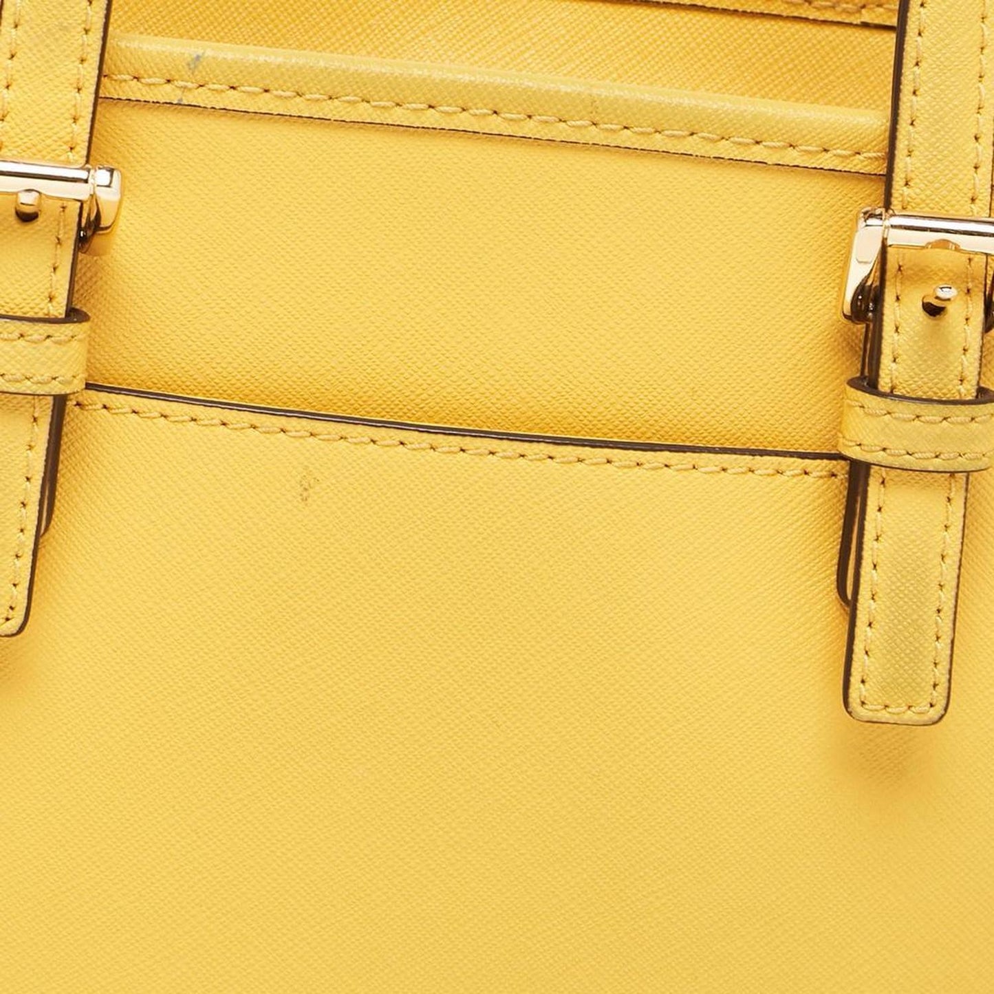 Yellow Saffiano Leather Extra-Small Jet Set Travel Tote