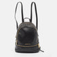 Michael Kors Black Leather Medium Rhea Backpack