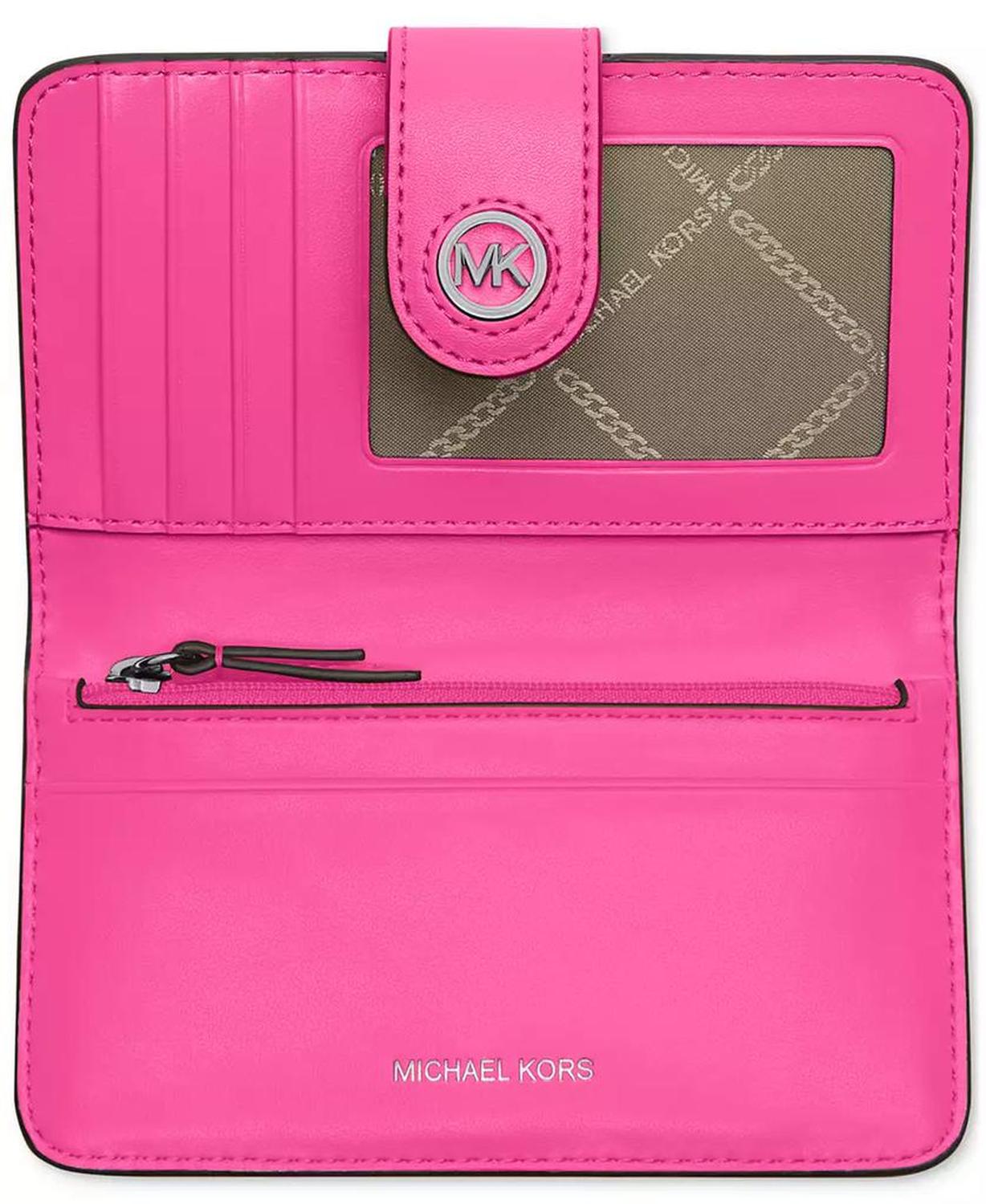 MK Charm Tab Pocket Bifold Wallet