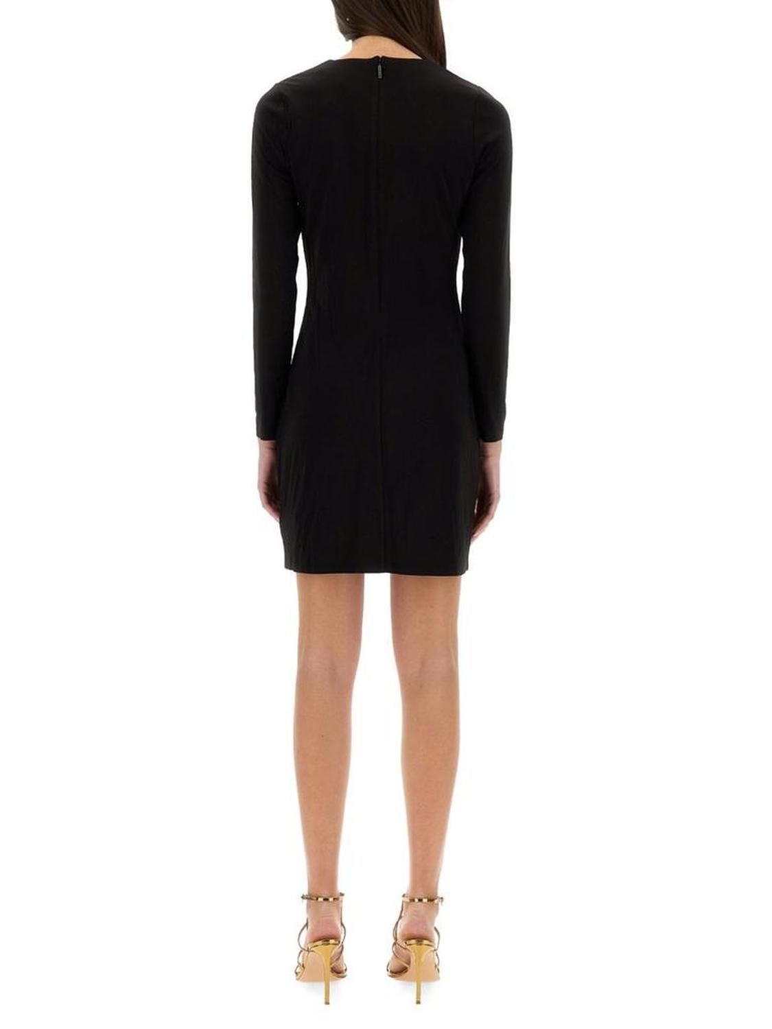 Michael Michael Kors Stretched Matte Jersey Keyhole Dress