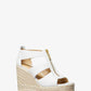 Etta Linen Blend Wedge Sandal