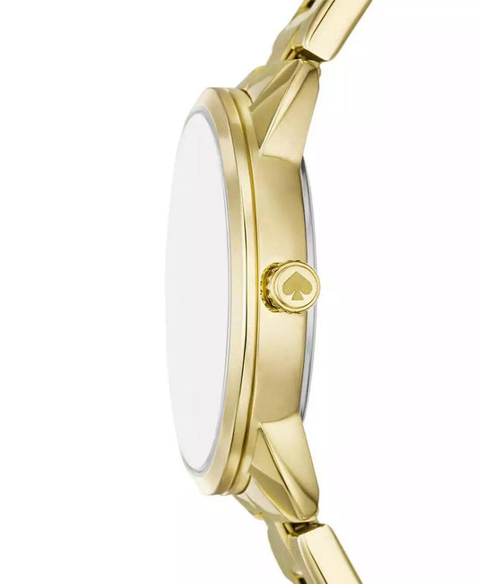 Women's Crosstown Three-Hand Gold-Tone Watch 34mm