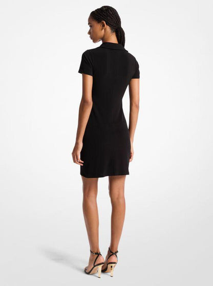 Ruched Matte Jersey Dress