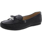 Womens Leather Slip On Loafers