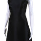 Kate Spade Womens Peek A Boo Satin Sleeveless Mini Sheath Dress Black